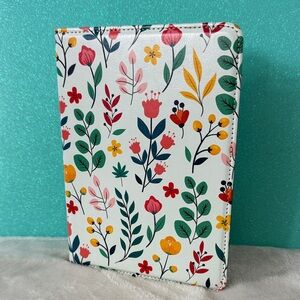Kindle Case 12th Generation with Stand & Hand Strap Floral Pattern New